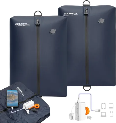 Vista 16 de Bolsas de vacío de viaje, bolsa de compresión de vacío impermeable IPX8 Bolsas de vacío para viajes con bomba sin batería, TSA bolsas