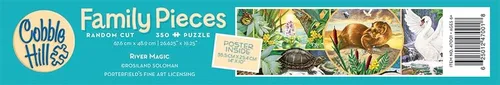 Vista 6 de Cobble Hill Family Piece's 350 Puzzle - River Magic - Muestra de póster incluido