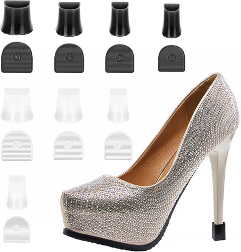 Vista 9 de Heel Protectors Heel Caps for High Heels Boot Heel Replacement for Women Walking on Grass Non-Slip Heel Covers