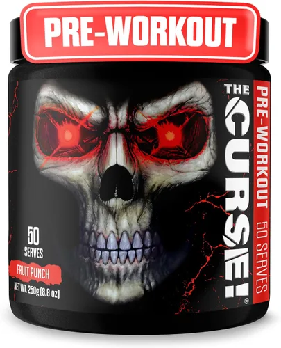 Vista 16 de JNX SPORTS The Curse! Polvo de preentrenamiento para hombres y mujeres, cafeína, beta-alanina, creatina, L-citrulina, 5 porciones, sabor a frambuesa
