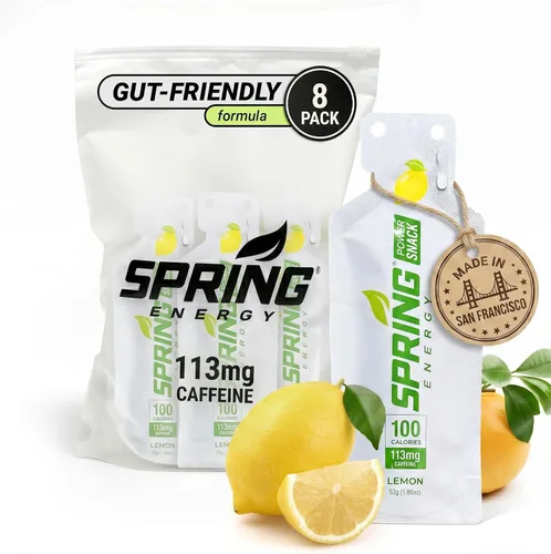 Vista 14 de Spring Gel energético: saludable, apto para el estómago, vegano Camote de manzana y canela Salsa impresionante Sin jarabe de arroz. Sin