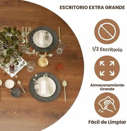 Vista 3 de SoarFlash Juego de mesa de cocina y sillas para 4, juego de mesa de comedor de 47 pulgadas para 4 personas con sillas tapizadas de terciopelo, juego