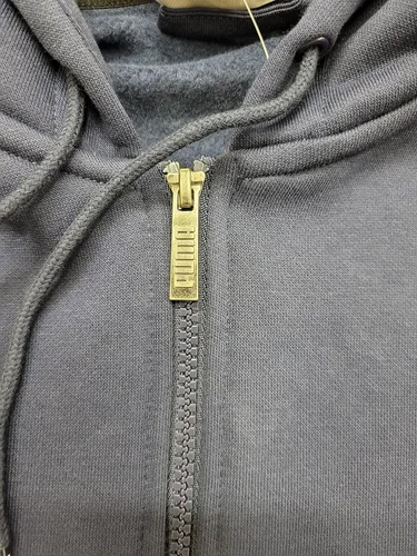 Vista 3 de PUMA - Sudadera con capucha Ess Fz Fl Us para hombre NegroBlanco