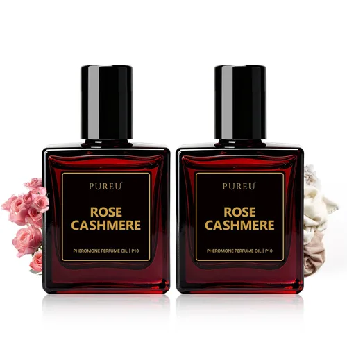Vista 16 de PUREU Perfume de feromonas para mujer, perfumes de feromonas de larga duración, aceite ámbar y negro de vainilla, rollo en rollo de 0.34 onzas