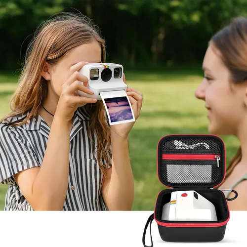 Vista 6 de ANKHOH Funda para Cámara Digital para Polaroid Go Generation 2 Gen 2/9035/9071/9070 Cámara Mini Instantánea, Almacenamiento de Cámaras de Película