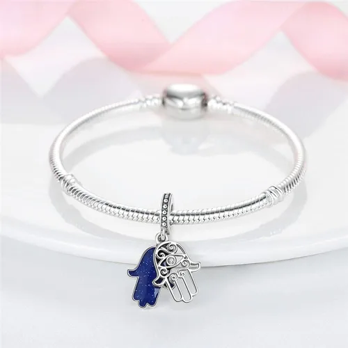 Vista 100 de KUNSIR Los abalorios se adaptan a pulseras Pandora para mujer, plata de ley 925, cuentas colgantes de joyería para niñas, dijes de feliz cumpleaños