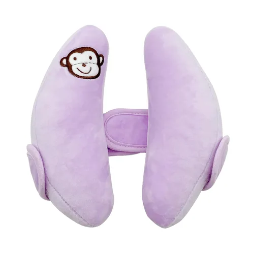 Vista 9 de Almohada Ajustable de Soporte para Cabeza y Cuello de Bebé, Almohada de Viaje para Bebé Cojín para Asiento de Carro, Almohada de Reposacabezas