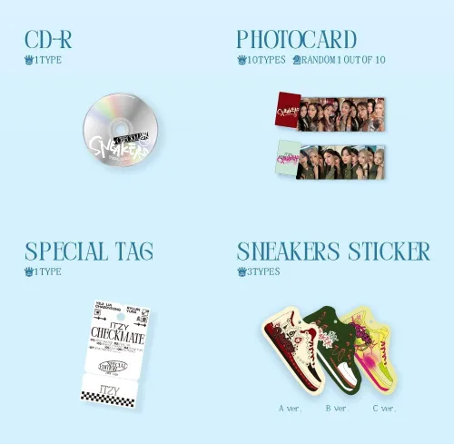 Vista 3 de DREAMUS ITZY CHECKMATE EDICIÓN ESPECIAL CD+Cartel lírico en paquete+Photobook+Photocard+Etiqueta especial+Pegatina+Postal+Seguimiento Sellado