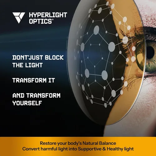 Vista 6 de Hyperlight Aviator Red Fullerene C60 UV & bluelight - Lentes de sol de lujo unisex para mujer, gafas de sol de diseño para hombres. Gafas de sol
