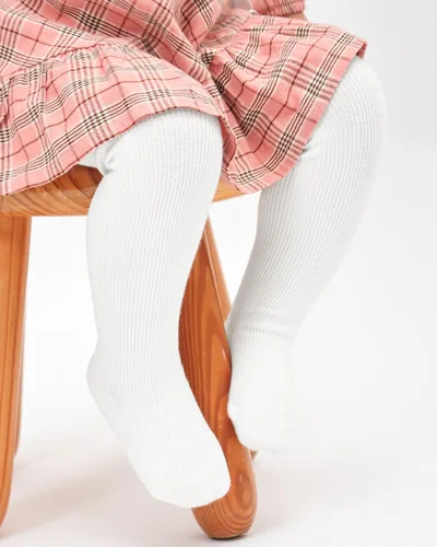 Vista 7 de Stelle Medias de bebé para niña, mallas de punto sin costuras, medias de algodón para bebés