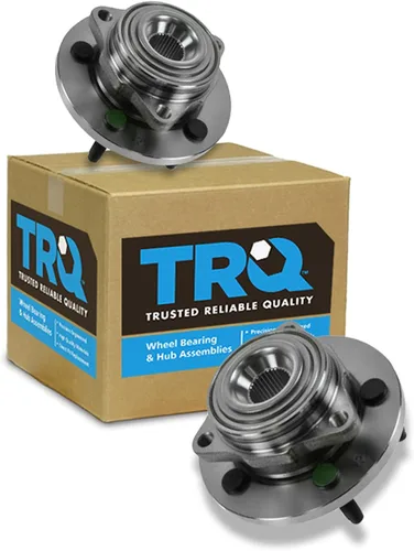Vista 164 de TRQ Juego de 2 rodamientos de rueda delantera y conjunto de cubo compatible con Tesla 3 2020 Y 2018-2019 para Tesla 3 2020 Tesla Y AWD 2018-2019