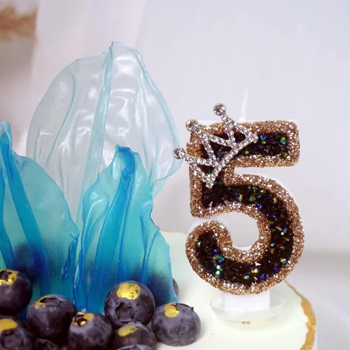 Vista 9 de 0123456789 Velas de cumpleaños para tartas de cumpleaños con bengalas, velas grandes de 3.15 pulgadas para cumpleaños de bebé/niño o decoración