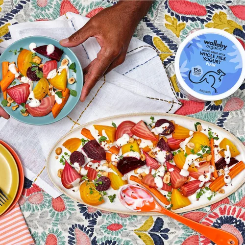Vista 10 de Wallaby Organic Yogur de leche entera griega australiana, liso, 32 onzas, orgánico USDA