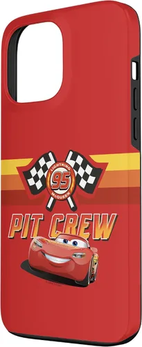 Vista 2 de Funda para iPhone 13 Pro Max Disney Pixar Cars Two Lightning McQueen Pit Crew 95