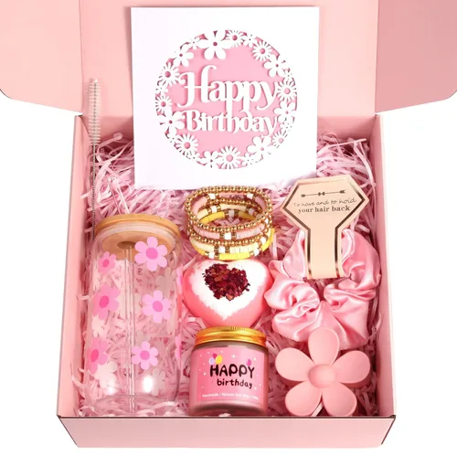 Vista 9 de Regalo de cumpleaños para adolescentes, 7 lindos regalos con tareas, ideas de regalo de feliz cumpleaños, artículos modernos y elegantes