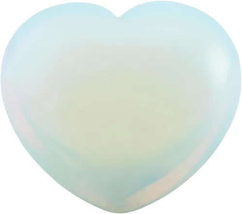 Vista 15 de mookaitedecor Cristales curativos opalita corazón amor preocupación palma piedra reiki equilibrio 0.5 pulgadas, paquete de 12, Opalita, opalita