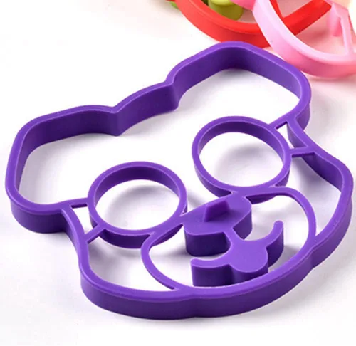Vista 14 de Molde de tortilla de desayuno de silicona para huevo, para panqueques, herramienta de cocina, accesorios de cocina, Gadget Molde de huevo cocido