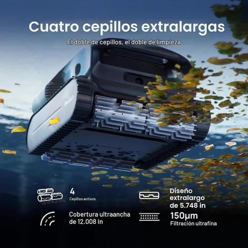 Vista 10 de Beatbot 92055, A100 Pro - Aspiradora robótica inalámbrica para limpieza