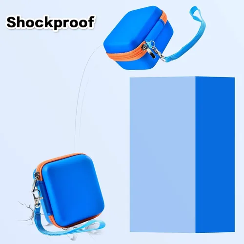 Vista 6 de ANKHOH - Funda para cámara infantil Seckton para Dylanto para Desuccus para Mafiti Azul (deepblue)