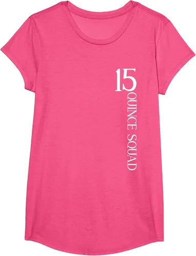 Vista 25 de Quince Squad Quinceanera 15th Birthday - Camiseta de quinceañera para niñas Asphalt Grey