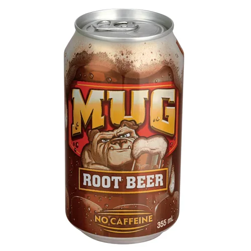 Vista 2 de MUG Cerveza de raíz, 12.0 fl oz/12 onzas líquidas, latas, paquete de 12, {Importado de Canadá}