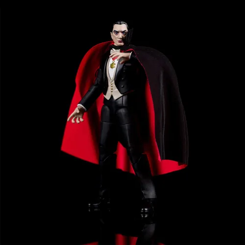 Vista 3 de Jada Universal Monsters Drácula - Figura de coleccionista de lujo de 6 pulgadas, negro, talla única