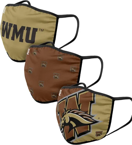 Vista 92 de FOCO - Cubrebocas universitario de la NCAA para adultos (unisex, 3 unidades)