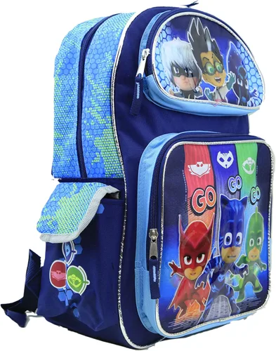 Vista 3 de Nickelodeon PJ Masks Kids Mochila escolar grande de 160in