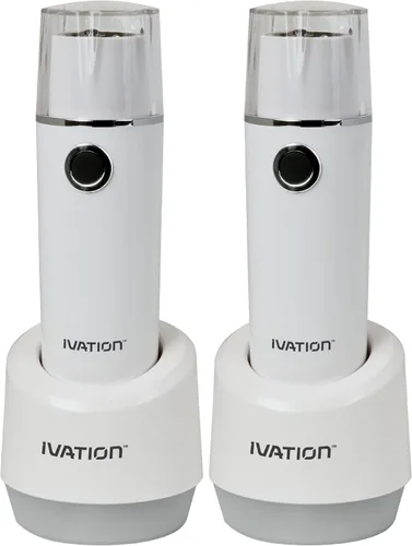 Vista 4 de Ivation Falla de energía de emergencia 6 luces LED y antorcha - Multiuso: luz de falla de energía, linterna recargable de mano y luz nocturna