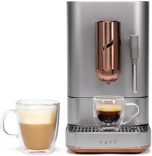 Vista 2 de Máquina de espresso automática Café Affetto + espumador de leche Molinillo de granos de espresso integrado y ajustable Elaboración con un toque
