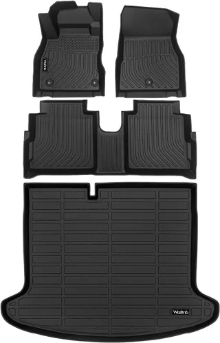 Vista 165 de Tapetes de piso para todo clima y forro de carga con respaldo para Chevrolet Suburban de 7 asientos 2021-2025 / GMC Yukon XL de 7 asientos