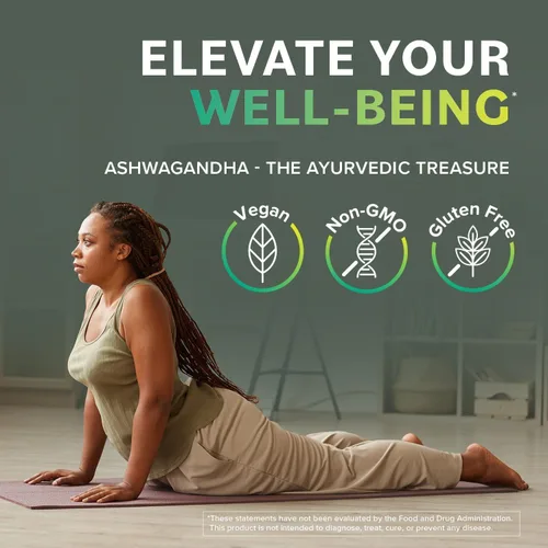 Vista 6 de Prominent Nutrition Suplemento Ashwagandha – Extracto de raíz de Shagandha clínicamente investigado para un estado de ánimo saludable y apoyo al