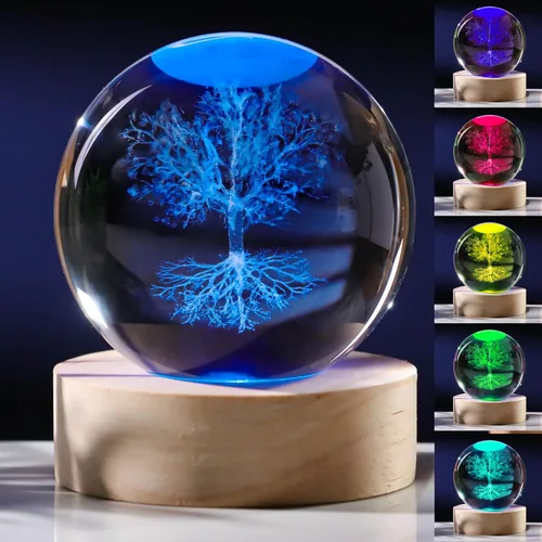 Vista 10 de Regalos de Tortuga Marina 3D para Mujeres, Bola de Cristal de 60mm - Figuras de Tortuga Marina Decoración de Vidrio Animales Figurina Decoración