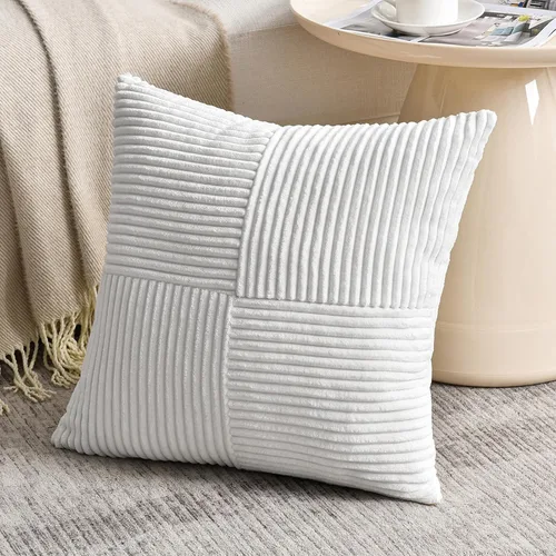 Vista 141 de Fancy Homi - Paquete de 2 fundas de almohada decorativas de color verde oliva pequeñas de 12 x 12 pulgadas para sala de estar, sofá, cama