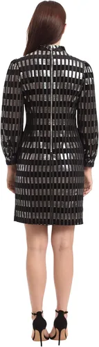 Vista 3 de Maggy London Vestido metálico brillante brillante de papel de aluminio para mujer, ocasión de fiesta