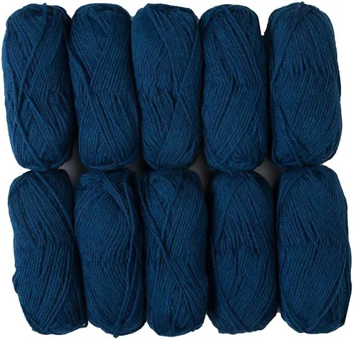 Vista 30 de Knit Picks Wool of the Andes Tan - Paquete de hilo de lana 100% para tejer Almendra