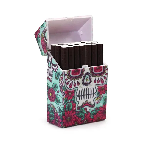 Vista 4 de Caja de cigarrillos - Caja de cigarrillos de tamaño normal estilo Skul (6 cajas) (normal-6 cajas)