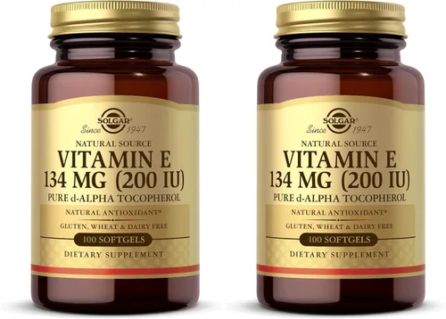 Vista 7 de Solgar Vitamina E 200 UI Alfa, 100 cápsulas blandas – Antioxidante, Envejecimiento saludable, Piel sana, Apoyo del sistema inmunológico – Fuente