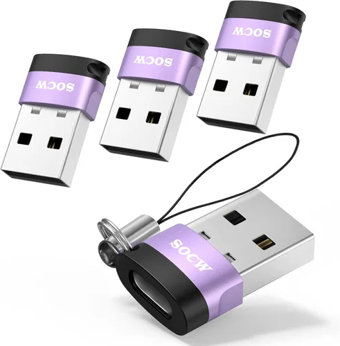 Vista 14 de Adaptador USB C hembra a USB macho 2.0 (Atrovirens, 4 unidades)