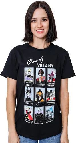 Vista 3 de Disney Villains Class of Villainy Ursula Maleficent Hades Scar Hook - Camiseta para hombre