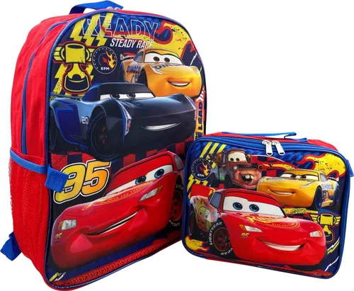 Vista 2 de Ruz Group - Mochila con licencia para niños de 16 pulgadas con lonchera extraíble, Multi colorido