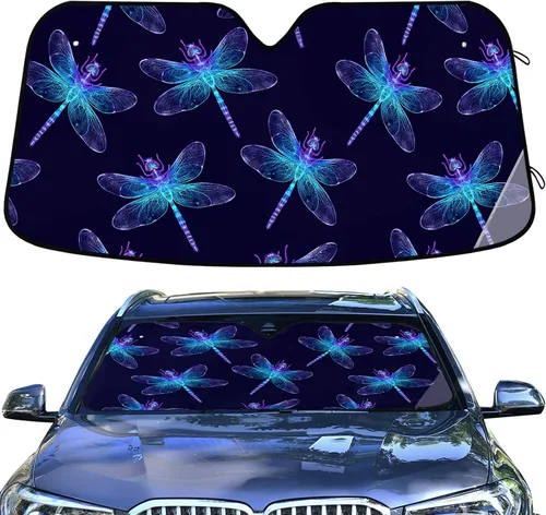 Vista 15 de Parasol para parabrisas de automóvil de tiburón para ventana delantera, accesorios interiores para automóvil SUV