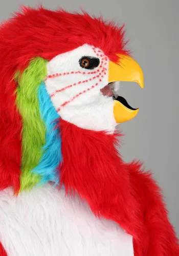 Vista 5 de Disfraz de Mascota Adulto Loro Multicolor
