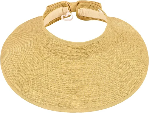 Vista 36 de Simplicity - Sombrero con protección solar UV UPF 50 para mujer, convertible en visera para playa