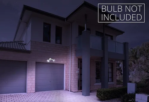 Vista 10 de Lithonia Lighting OFTH 300PR 120 P WH-M12 - Soporte ajustable doble PAR con atardecer a amanecer, 120 voltios, 300 vatios, color blanco