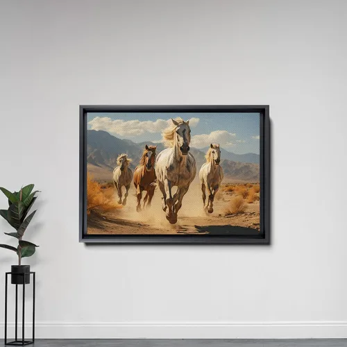 Vista 5 de StoreUSA97 Wild Spirit, Fine Art American Horses Print, Landscape Nature Wildlife, Mountain Mustangs, Fine Art Photography for Captivating Home Wall