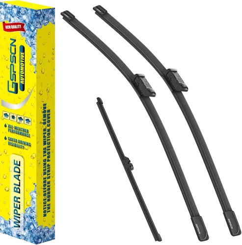 Vista 10 de GSPSCN 2 limpiaparabrisas de repuesto para Cooper R55, R56, R57, 2013, 2014, 2015, 19 + 18 pulgadas (juego de 2)