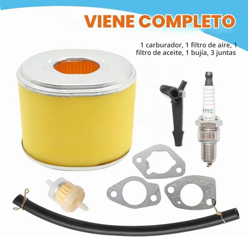 Vista 4 de 285806-83 Cabina de carburador con kit de filtro de aire