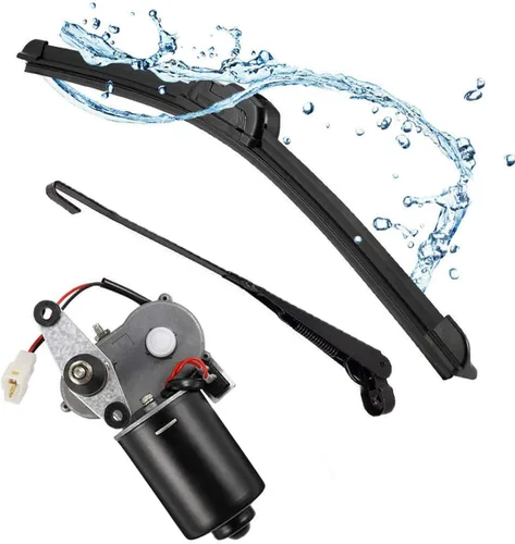 Vista 7 de KEMIMOTO Kit de Motor de Limpiaparabrisas Eléctrico UTV Para la Mayoría de UTV Compatible con Can Am Defender Pro Compatible con Mule Teryx Hoja