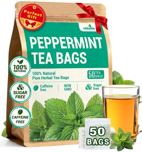 Vista 19 de Bolsitas de Té de Manzanilla, Té Herbal de Flores de Manzanilla - Sin Azúcar, Sin Cafeína, 50 Bolsitas Flores de manzanilla secas, aroma floral